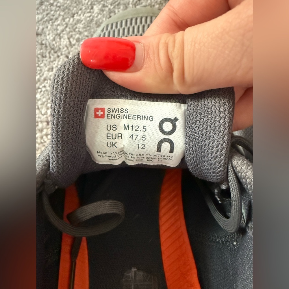 On Cloud Running Men's Cloudflyer- Fossil / Flame - image 7